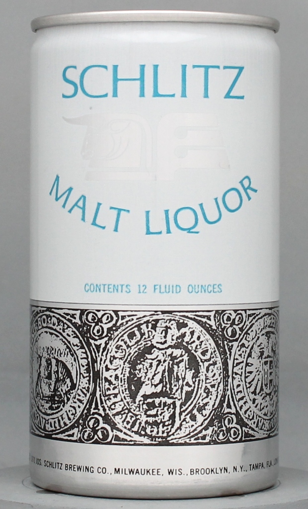 Schlitz Malt Liquor 12 Oz Tab Top Can