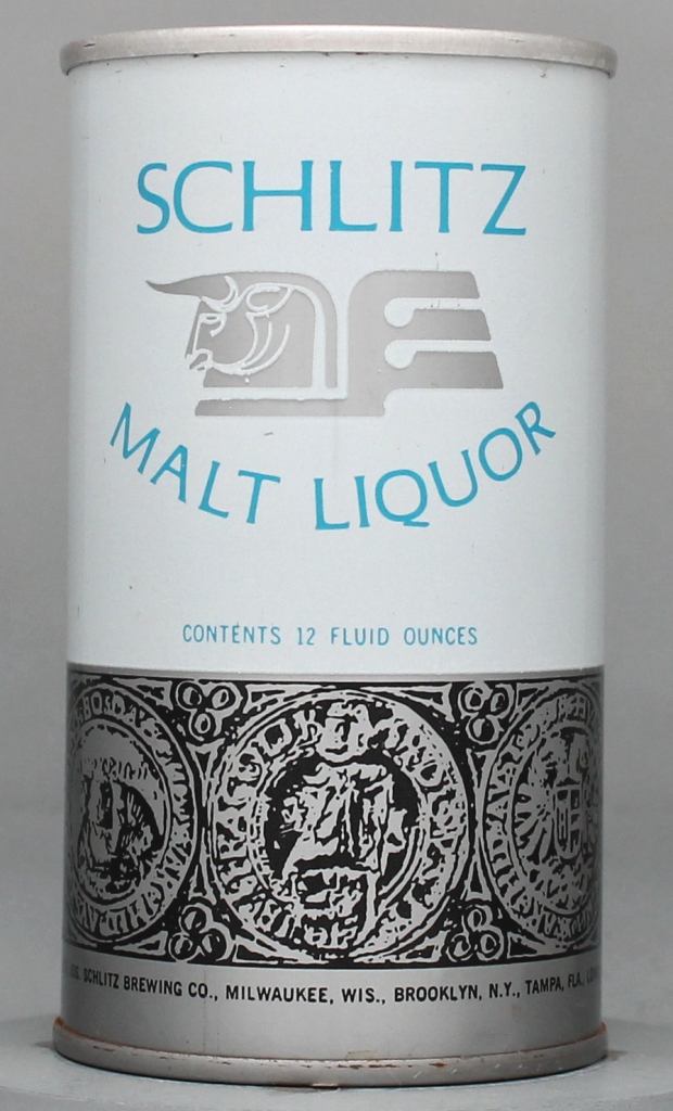 Schlitz Malt Liquor 12 Oz Tab Top Can
