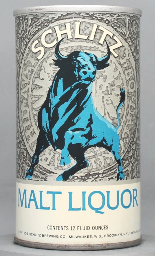 Schlitz Malt Liquor 12 Oz Tab Top Can