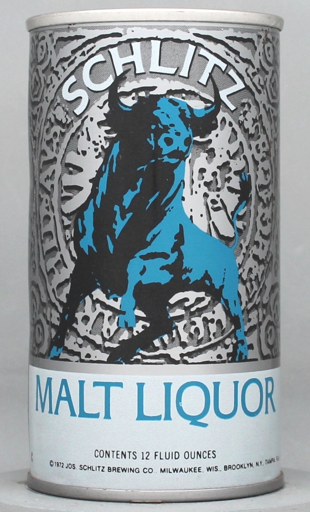 Schlitz Malt Liquor 12 Oz Tab Top Can