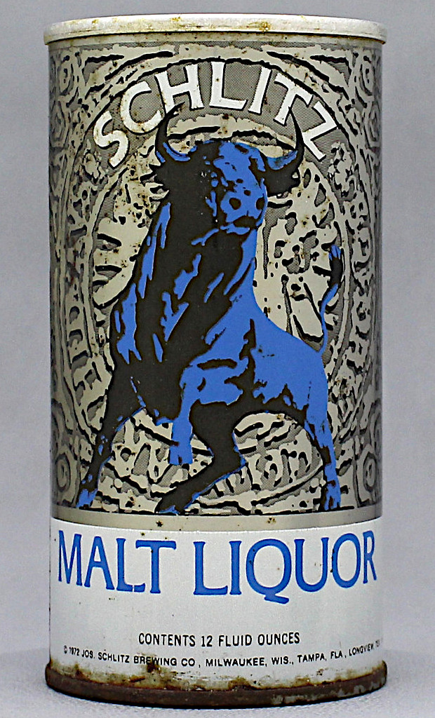 Schlitz Malt Liquor 12 Oz Tab Top Can