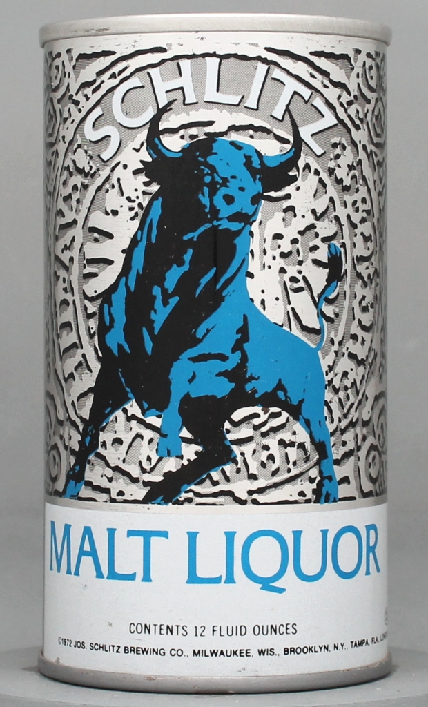 Schlitz Malt Liquor 12 Oz Tab Top Can