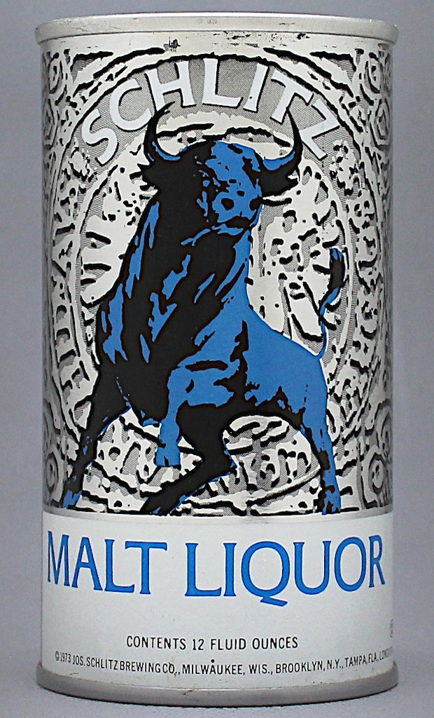 Schlitz Malt Liquor 12 Oz Tab Top Can