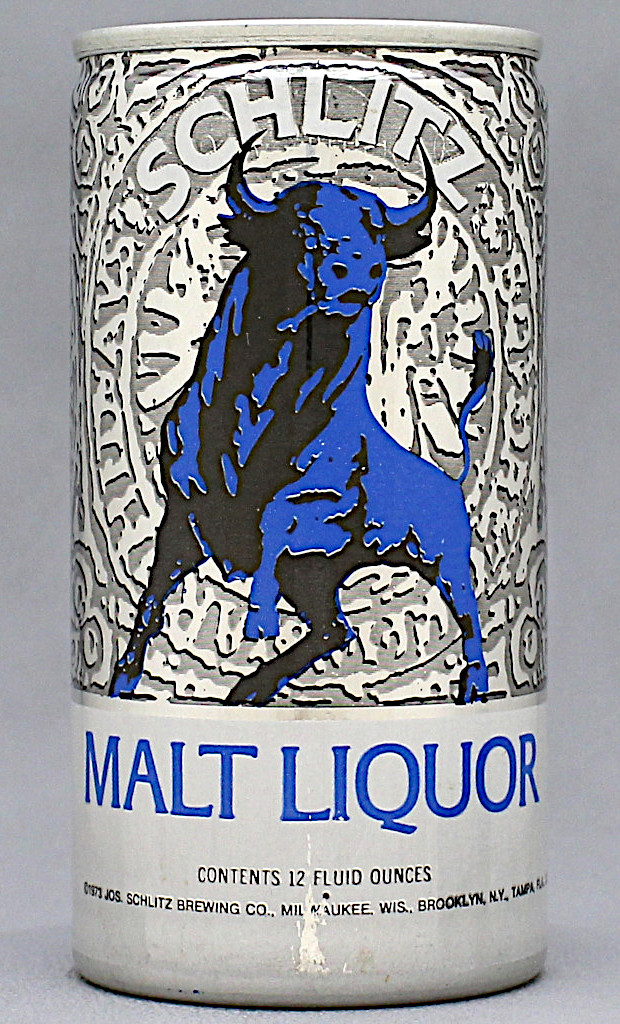 Schlitz Malt Liquor 12 Oz Tab Top Can