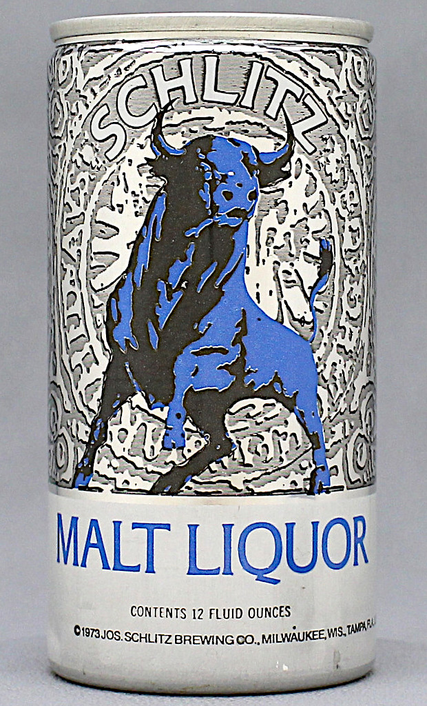Schlitz Malt Liquor 12 Oz Tab Top Can