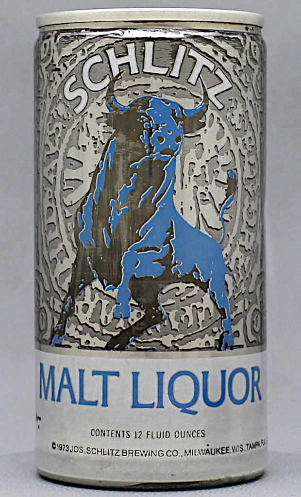 Schlitz Malt Liquor 12 Oz Tab Top Can