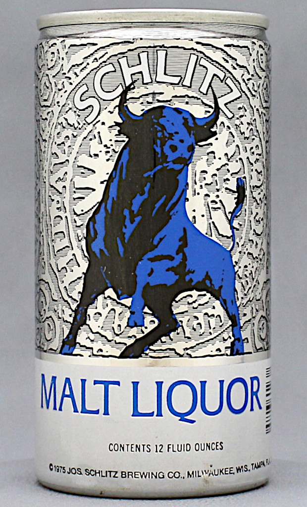 Schlitz Malt Liquor 12 Oz Tab Top Can
