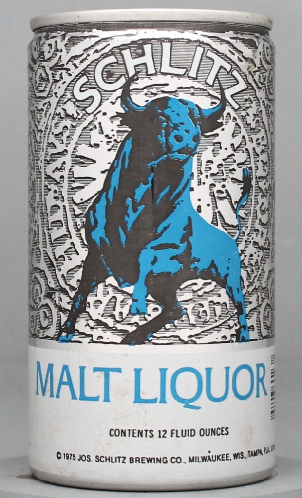 Schlitz Malt Liquor 12 Oz Tab Top Can