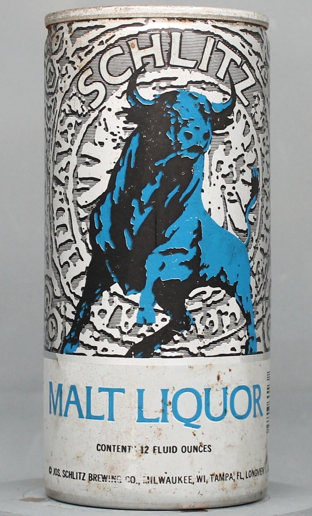 Schlitz Malt Liquor 12 Oz Tab Top Can