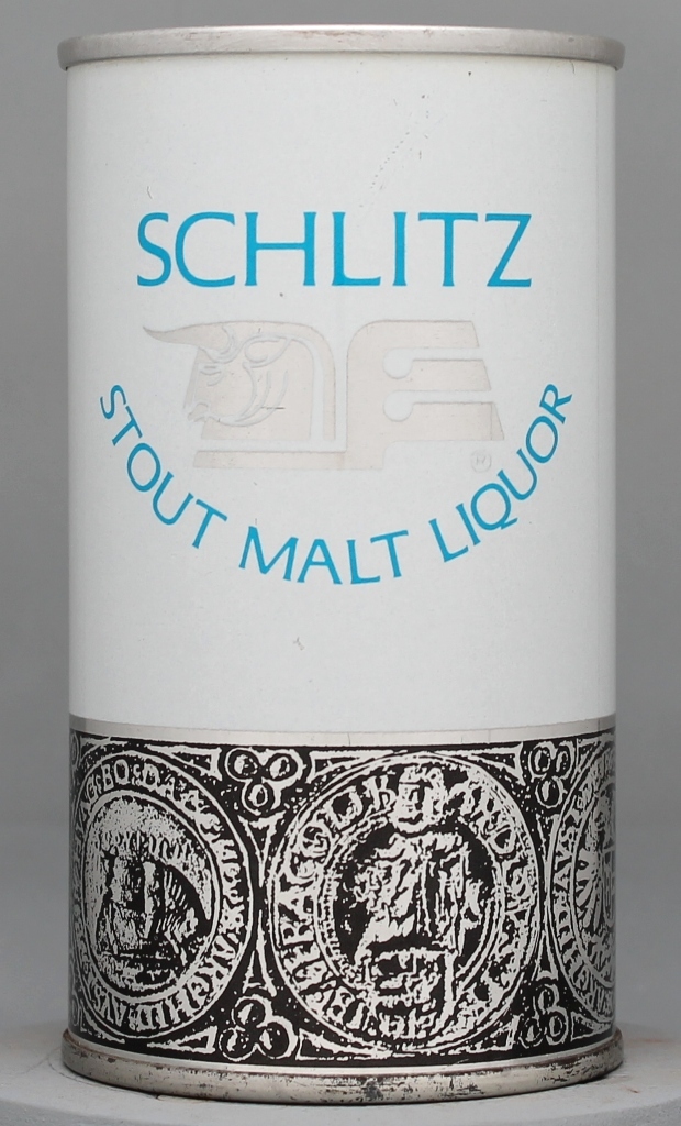 Schlitz Stout Malt Liquor 12 Oz Zip Top Can