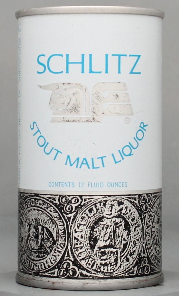 Schlitz Stout Malt Liquor 12 Oz Tab Top Can