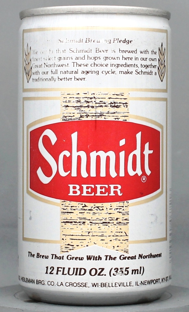 Schmidt Beer 12 Oz Tab Top Can