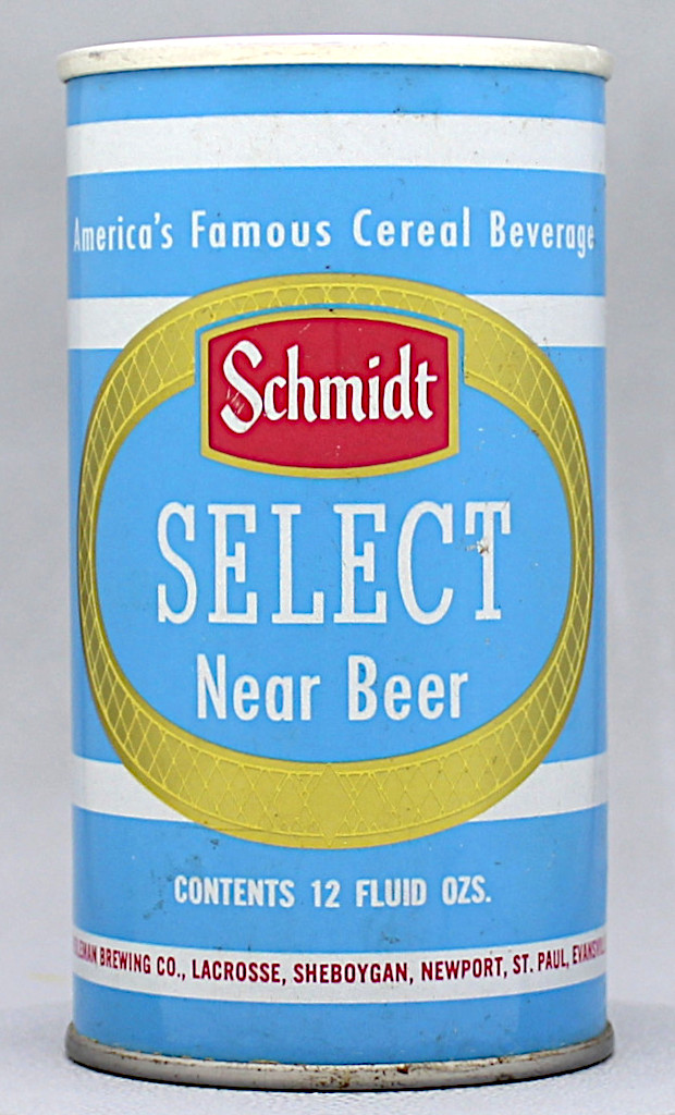 Schmidt Select Near Beer 12 Oz Tab Top Can