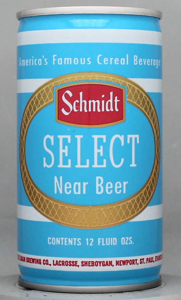 Schmidt Select Near Beer 12 Oz Tab/Stay Top Can