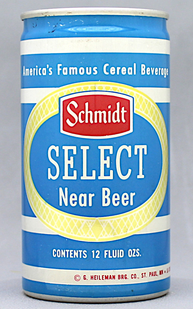 Schmidt Select Near Beer 12 Oz Tab Top Can