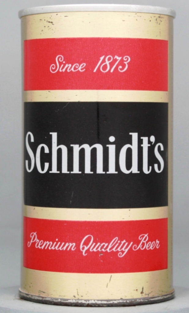 Schmidt's Premium Quality Beer 12 Oz Zip/Tab Top Can