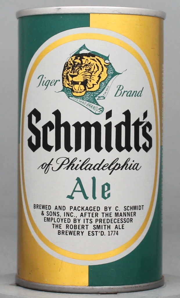 Schmidt's Tiger Brand Ale 12 Oz Tab Top Can