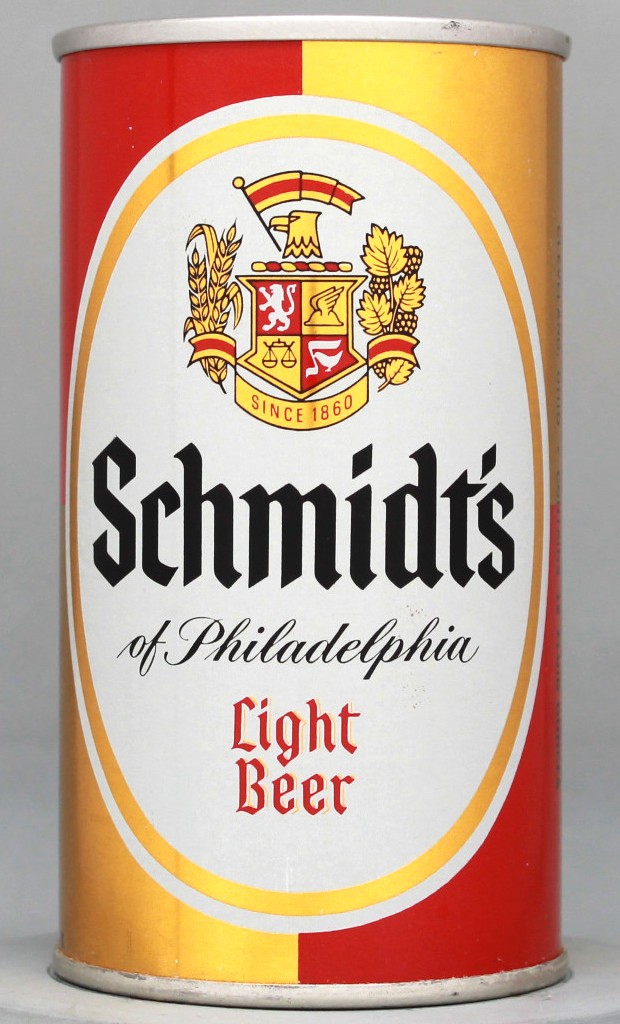 Schmidt's Light Beer 12 Oz Zip Top Can