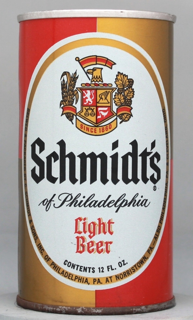 Schmidt's Light Beer 12 Oz Tab Top Can