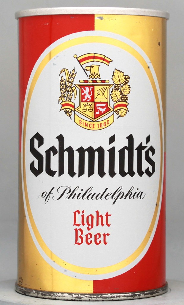 Schmidt's Light Beer 12 Oz Zip/Tab Top Can