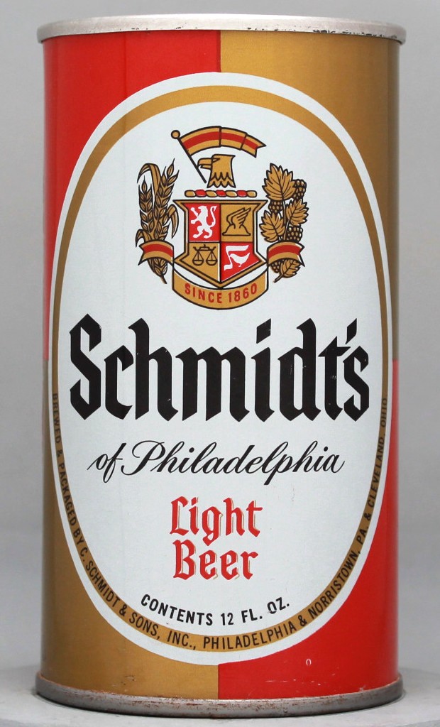 Schmidt's Light Beer 12 Oz Tab Top Can