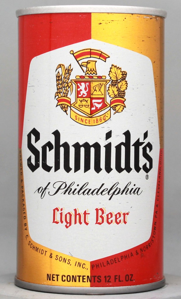 Schmidt's Light Beer 12 Oz Tab Top Can