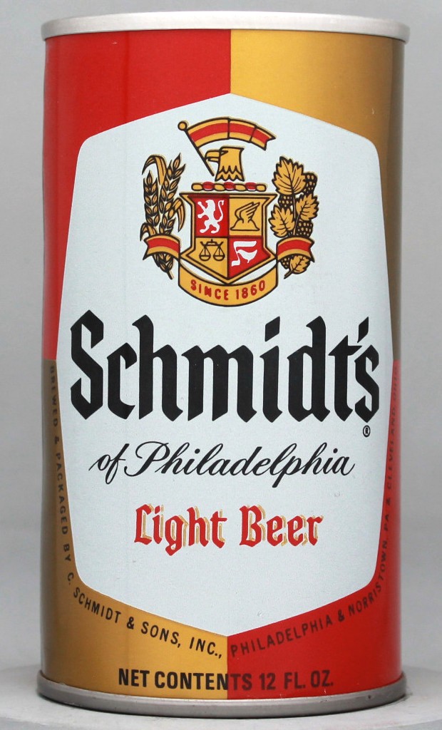 Schmidt's Of Philadelphia Light Beer 12 Oz Tab Top Can