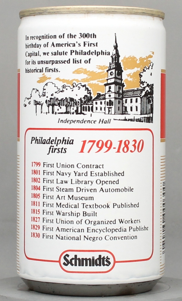 Schmidt's Quality Beer 12 Oz Tab Top Can