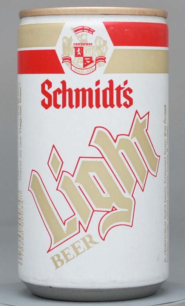 Schmidt's Light Beer 12 Oz Tab Top Can