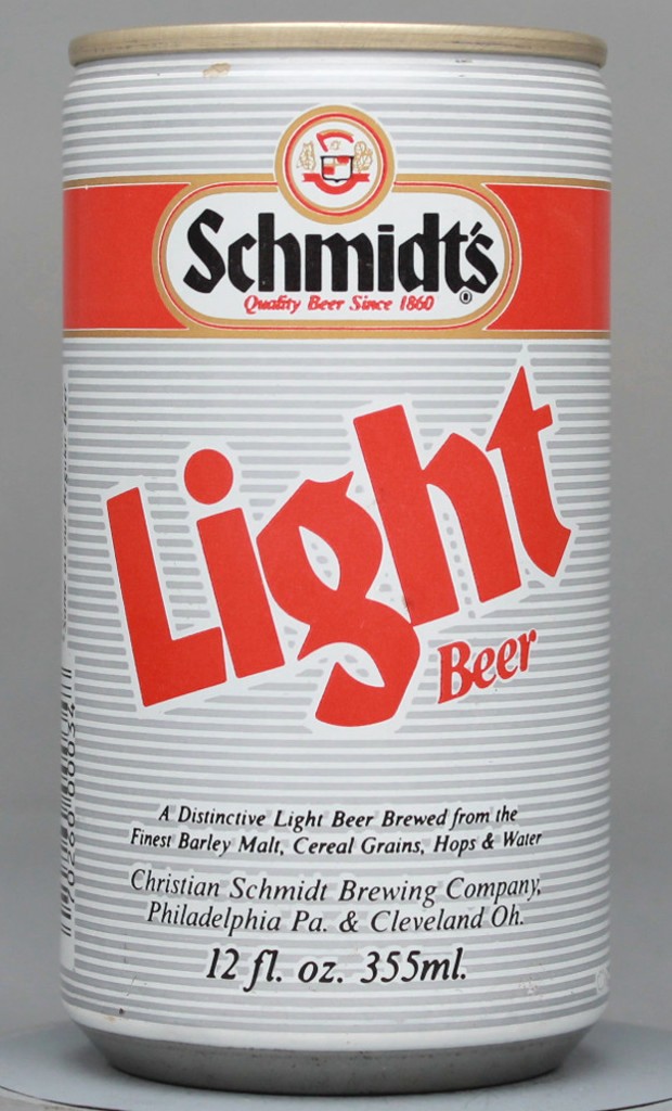 Schmidt's Light Beer 12 Oz Tab/Stay Top Can