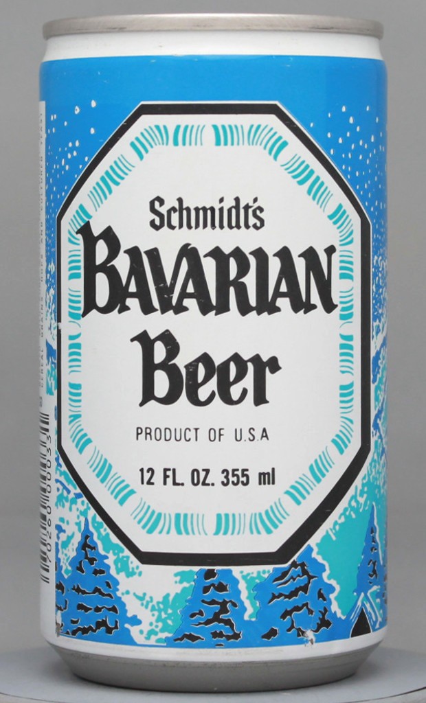 Schmidt's Bavarian Beer 12 Oz Tab Top Can