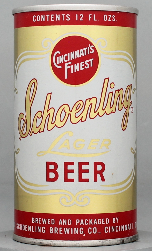 Schoenling Lager Beer 12 Oz Tab Top Can