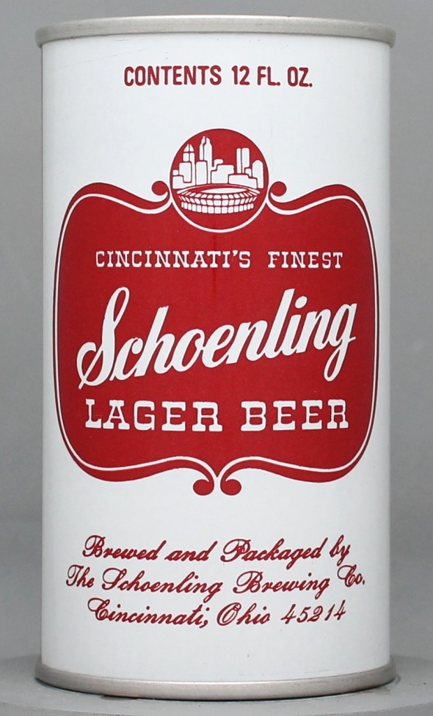 Schoenling Lager Beer 12 Oz Tab Top Can