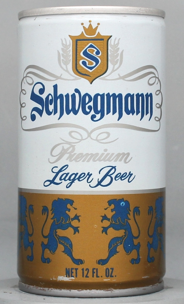 Schwegmann Premium Lager Beer 12 Oz Tab Top Can