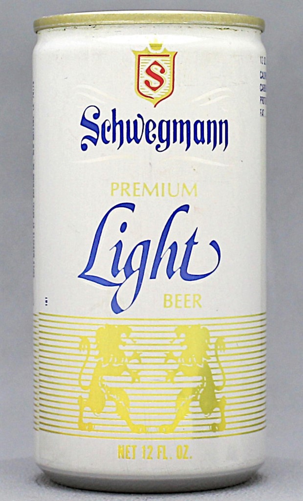 Schwegmann Premium Light Beer 12 Oz Tab Top Can
