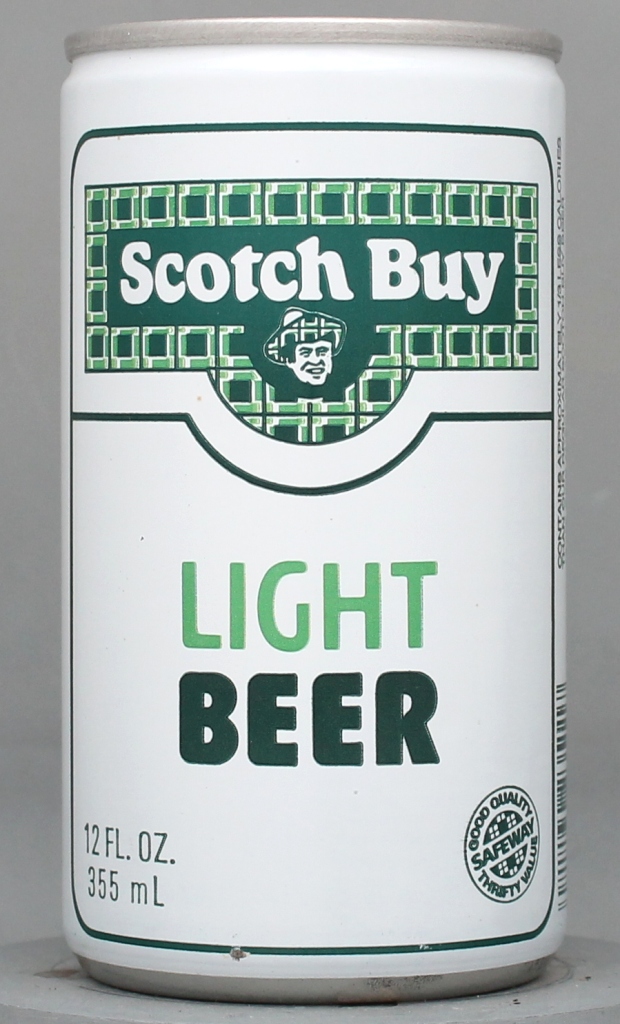 Scotch Buy Light Beer 12 Oz Tab Top Can