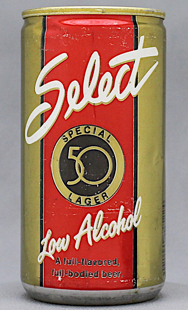 Select Low Alcohol Special Lager Beer 12 Oz Tab/Stay Top Can
