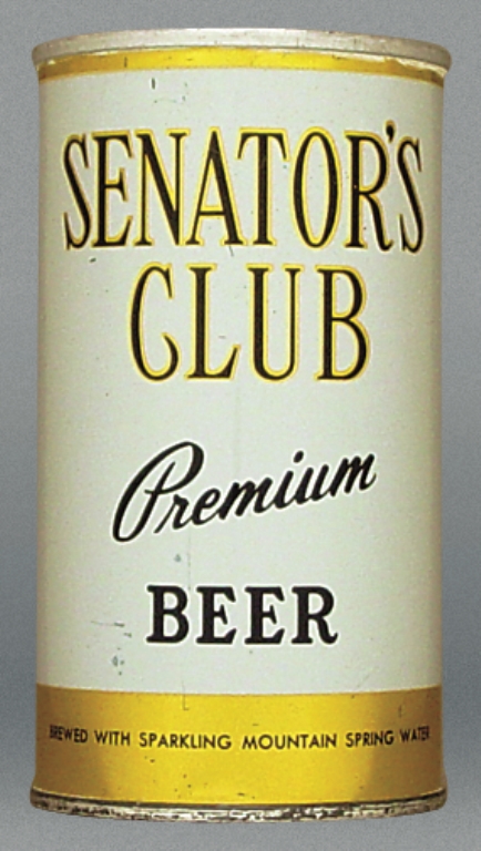 Senator's Club Premium Beer 12 Oz Zip Top Can