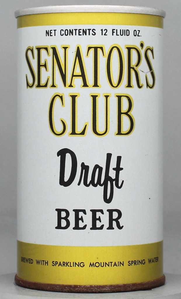 Senator's Club Draft 12 Oz Zip Top Can