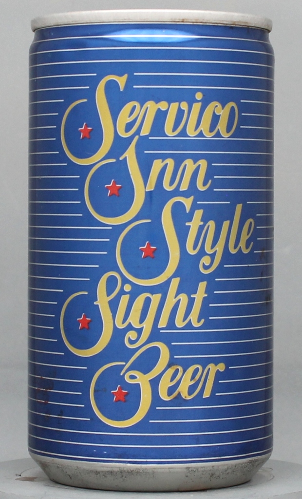 Servico Inn Light Beer 12 Oz Tab Top Can