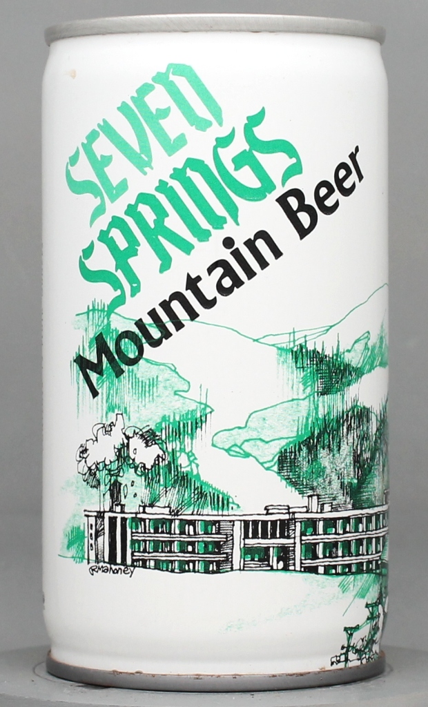 Seven Springs Mountain Beer 12 Oz Tab Top Can
