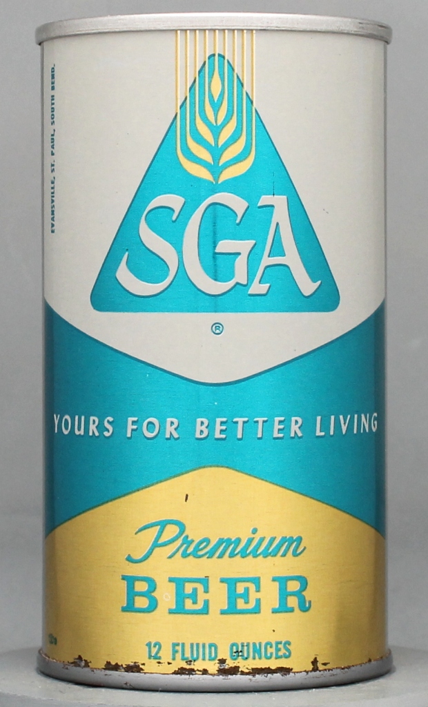 Sga Premium Beer 12 Oz Tab Top Can