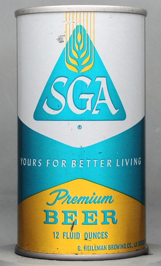Sga Premium Beer 12 Oz Tab Top Can