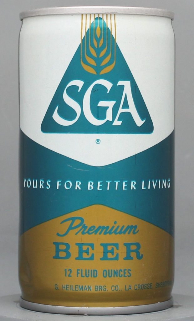Sga Premium Beer 12 Oz Tab Top Can