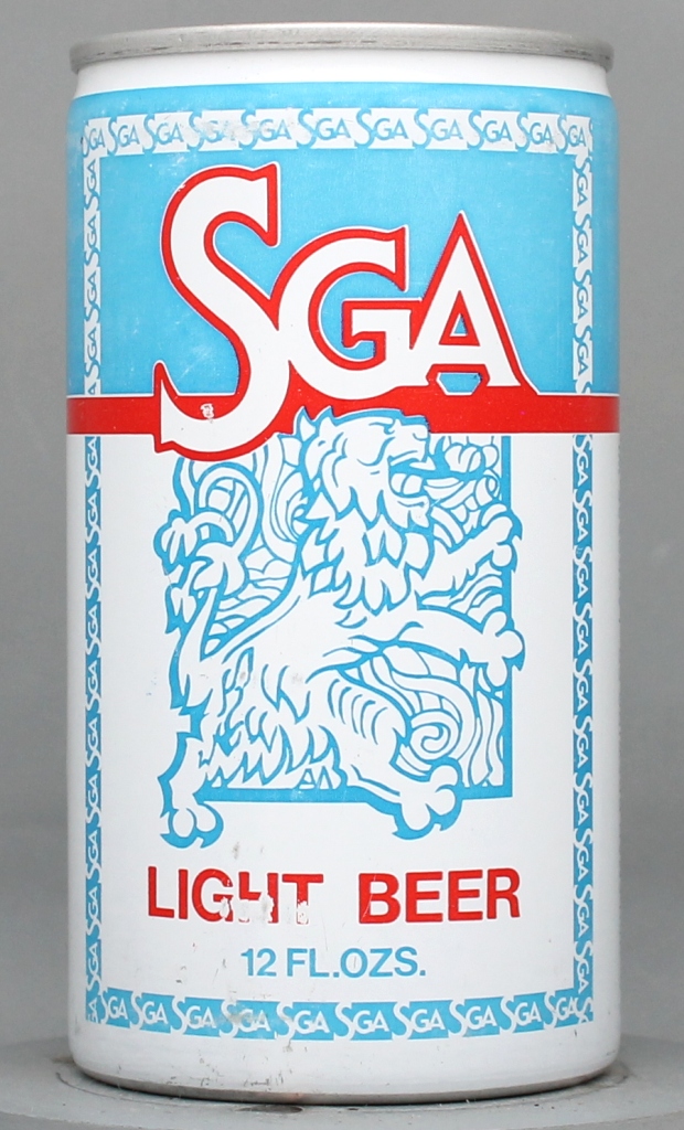 Sga Light Beer 12 Oz Tab Top Can