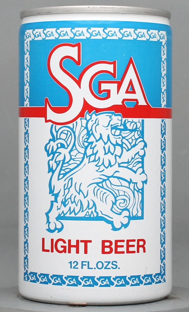 Sga Light Beer 12 Oz Tab Top Can