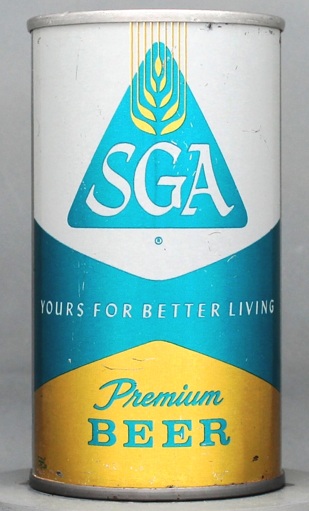 Sga Premium Beer 12 Oz Tab Top Can
