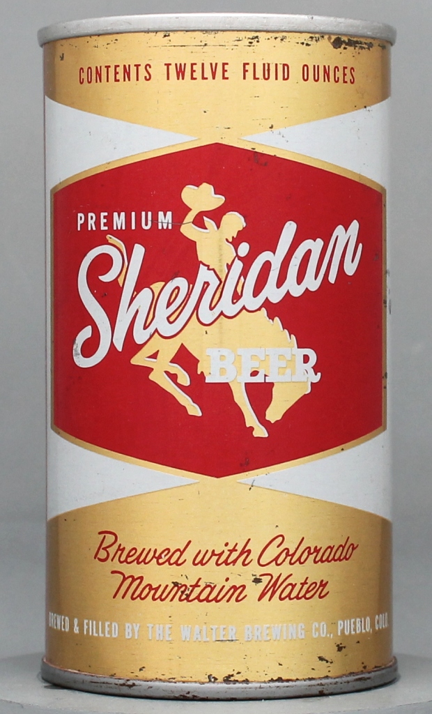 Sheridan Premium Beer 12 Oz Tab Top Can