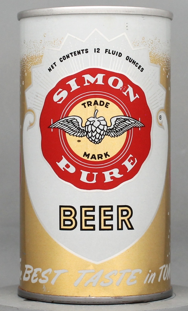 Simon Pure Beer 12 Oz Zip/Tab Top Can