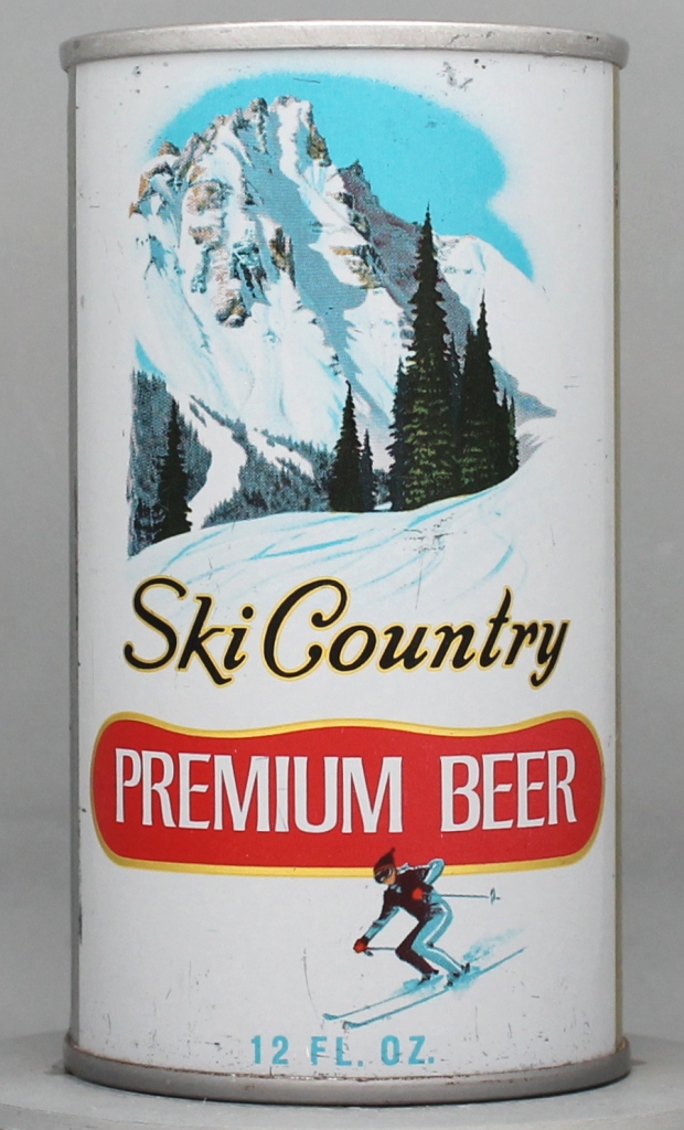 Ski Country Beer 12 Oz Tab Top Can